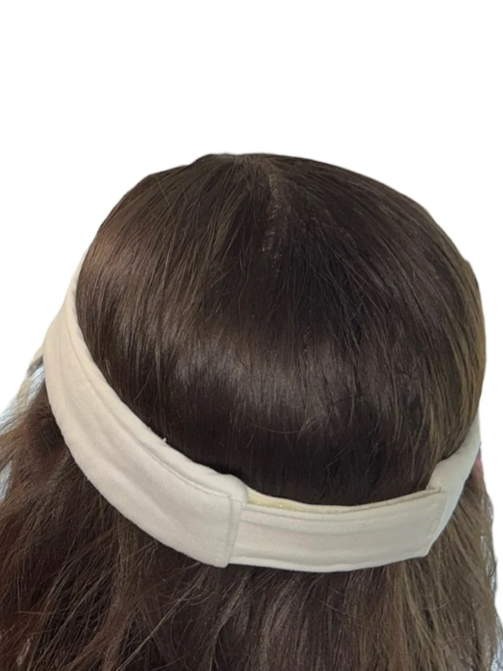 Old Navy White Visor Hat with Light Blue Embroidery 94